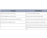 Tableau comparant avantages et inconvénients d'un prêt. On y voit des points comme "Alternative en cas de refus de crédit" et "Taux d'intérêt potentiellement plus élevés". Le prêt n'a pas d'inconvénient majeur.