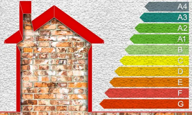 Maison avec DPE F et G, symbolisant une interdiction de location pour les passoires thermiques.